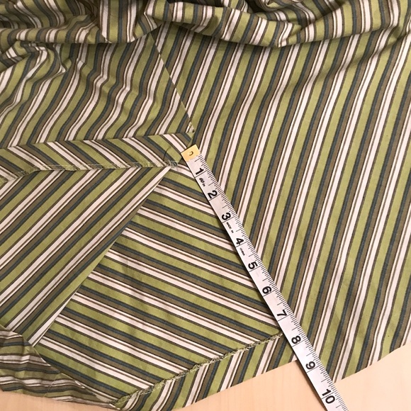 Pencil Skirt.BCBG/To The Max!. size 7.Striped Green/blue/white.EUC - Picture 11 of 12